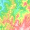 Devesos topographic map, elevation, terrain