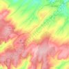 Мелекесское сельское поселение topographic map, elevation, terrain