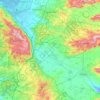 Emek Izrael Regional Council topographic map, elevation, terrain