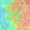 Skagit County topographic map, elevation, terrain