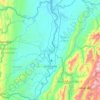La Dorada topographic map, elevation, terrain