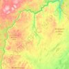 Utsjoki topographic map, elevation, terrain