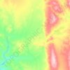Aramac topographic map, elevation, terrain