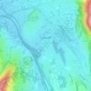 La Ravoire topographic map, elevation, terrain