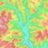 Chissey-en-Morvan topographic map, elevation, terrain