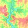 Town of Texas topographic map, elevation, terrain