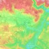 Montauroux topographic map, elevation, terrain