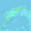 Ouddorp topographic map, elevation, terrain