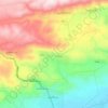 Beshwat topographic map, elevation, terrain