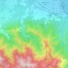 La Massane topographic map, elevation, terrain