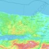 Kocaeli topographic map, elevation, terrain