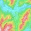 Faverges-Seythenex topographic map, elevation, terrain