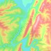 Березняковское сельское поселение topographic map, elevation, terrain