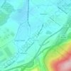 Ashley topographic map, elevation, terrain