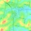 Chermside topographic map, elevation, terrain