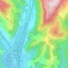 La Roquette-sur-Var topographic map, elevation, terrain