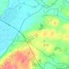 Melling-with-Wrayton topographic map, elevation, terrain