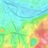 Couillet topographic map, elevation, terrain