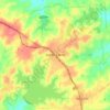 Seven Lakes topographic map, elevation, terrain