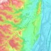 Toulaud topographic map, elevation, terrain