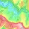 Sainte-Hélène topographic map, elevation, terrain