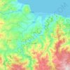 Altınordu topographic map, elevation, terrain