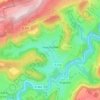 Vauclusotte topographic map, elevation, terrain