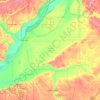 Mason County topographic map, elevation, terrain