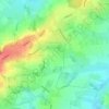 Waarbeke topographic map, elevation, terrain