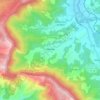 Barnave topographic map, elevation, terrain