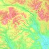 River Nith topographic map, elevation, terrain