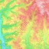 Saint-Cernin topographic map, elevation, terrain