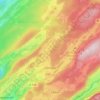 Lamoura topographic map, elevation, terrain