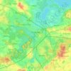 Szczecinek topographic map, elevation, terrain