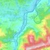 Villabona topographic map, elevation, terrain