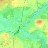 Gryfice topographic map, elevation, terrain
