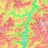 Reuland topographic map, elevation, terrain