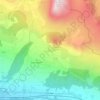 La Rochette topographic map, elevation, terrain