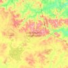 Urho Kekkonen National Park topographic map, elevation, terrain