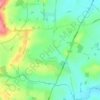 Stretton-on-Fosse topographic map, elevation, terrain