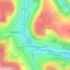 Trealaw topographic map, elevation, terrain