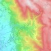 Valcivières topographic map, elevation, terrain