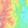 Santa Fe de Antioquia topographic map, elevation, terrain