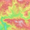 Lac des Saints-Peyres topographic map, elevation, terrain