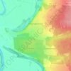 Новоподклетное topographic map, elevation, terrain