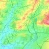 Warnham topographic map, elevation, terrain