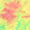 Communauté de communes du Castelrenaudais topographic map, elevation, terrain