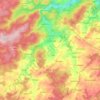 Sainte-Ode topographic map, elevation, terrain