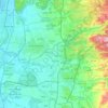Menashe Regional Council topographic map, elevation, terrain