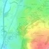 74600 topographic map, elevation, terrain